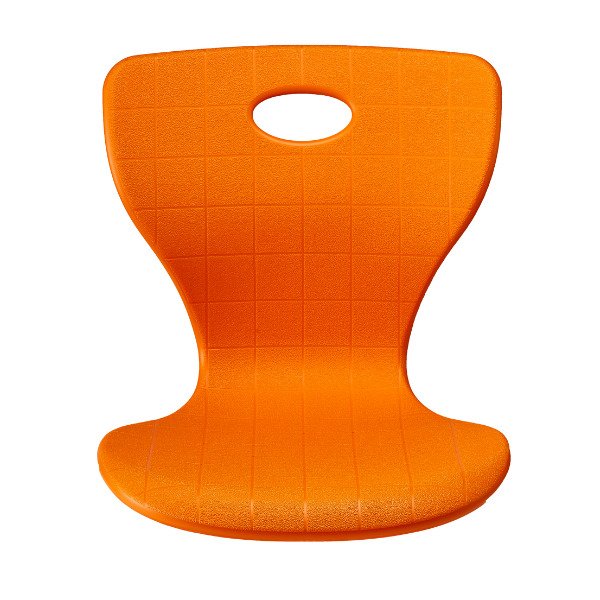 L-shaped plastic chair